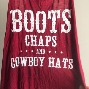 Cowgirl tank top(Never worn)